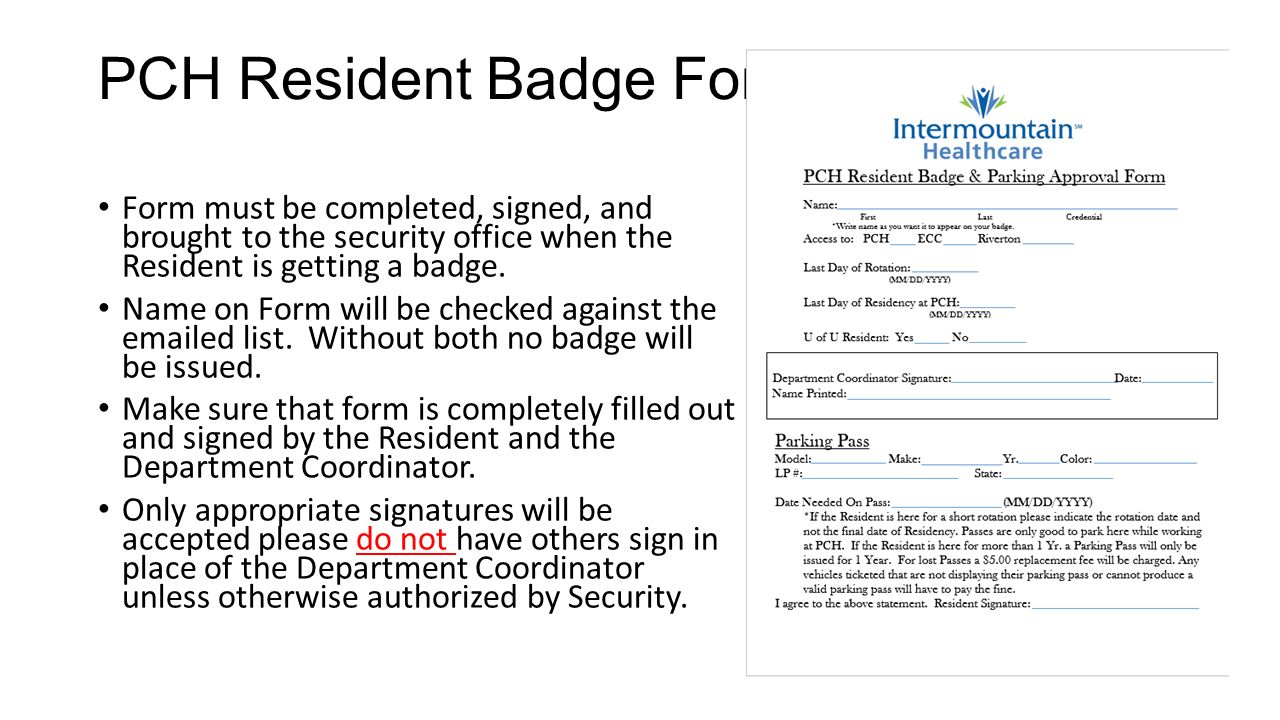 pch security resident badge request residents badge you must pch order form