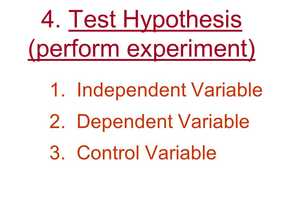 3. Form Hypothesis suggest a possible solution to the problem
