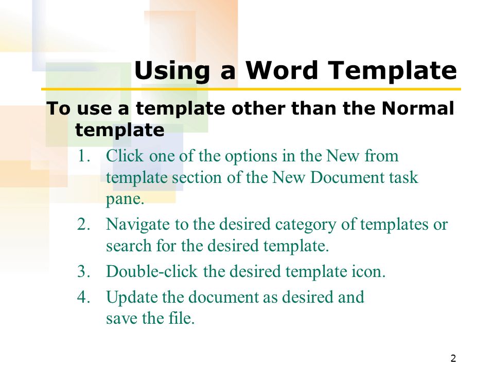 1 after completing this lesson, you will be able to: use a word 1 after completing this lesson, you will be able to: use a word, Presentation templates