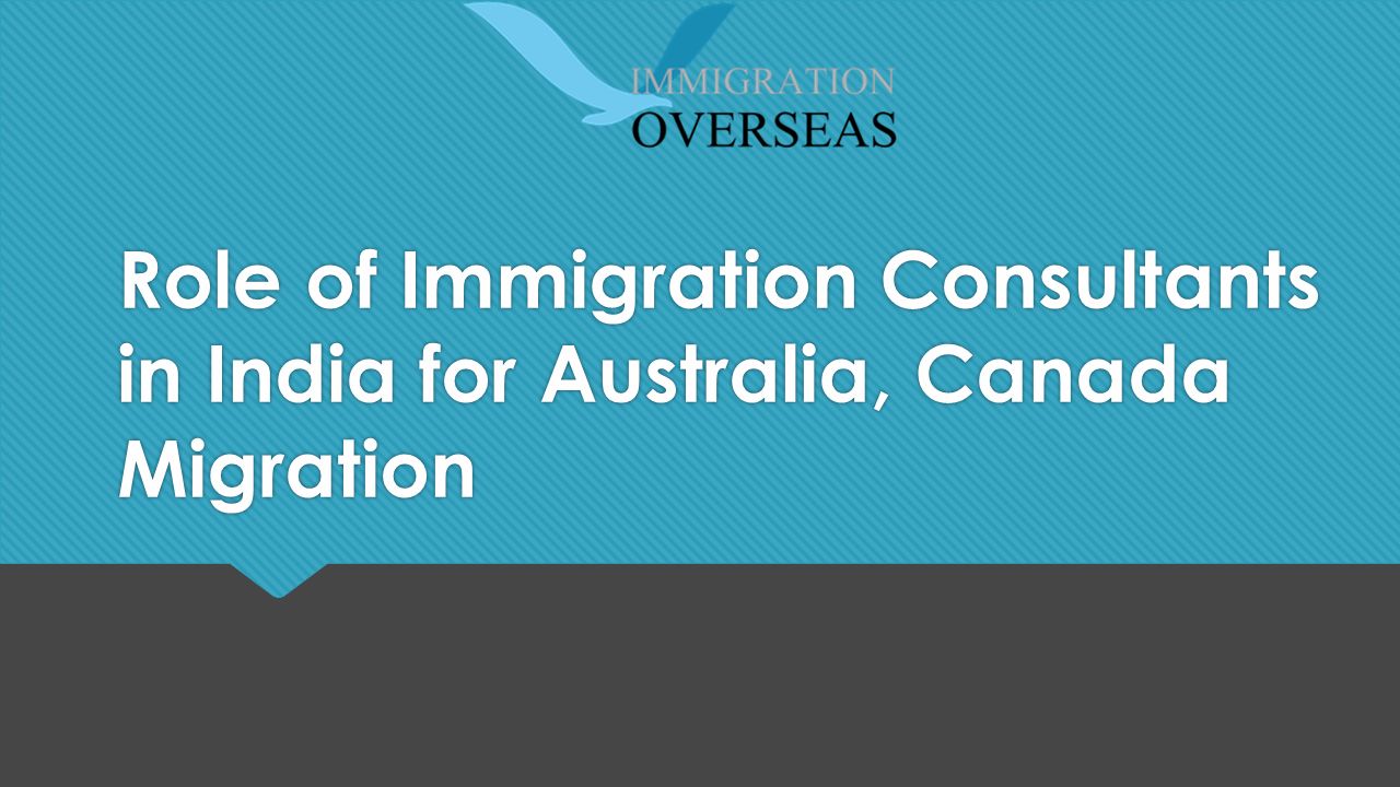 Role of Immigration Consultants in India for Australia, Canada Migration