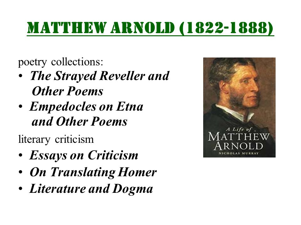 essays in criticism by matthew arnold essays in criticism by matthew arnold