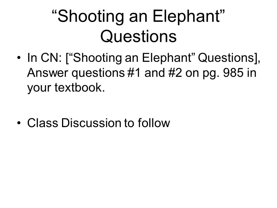 elephant essay orwell elephant essay orwell