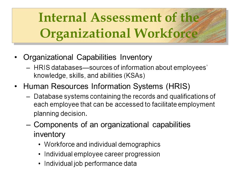 organizational abilities