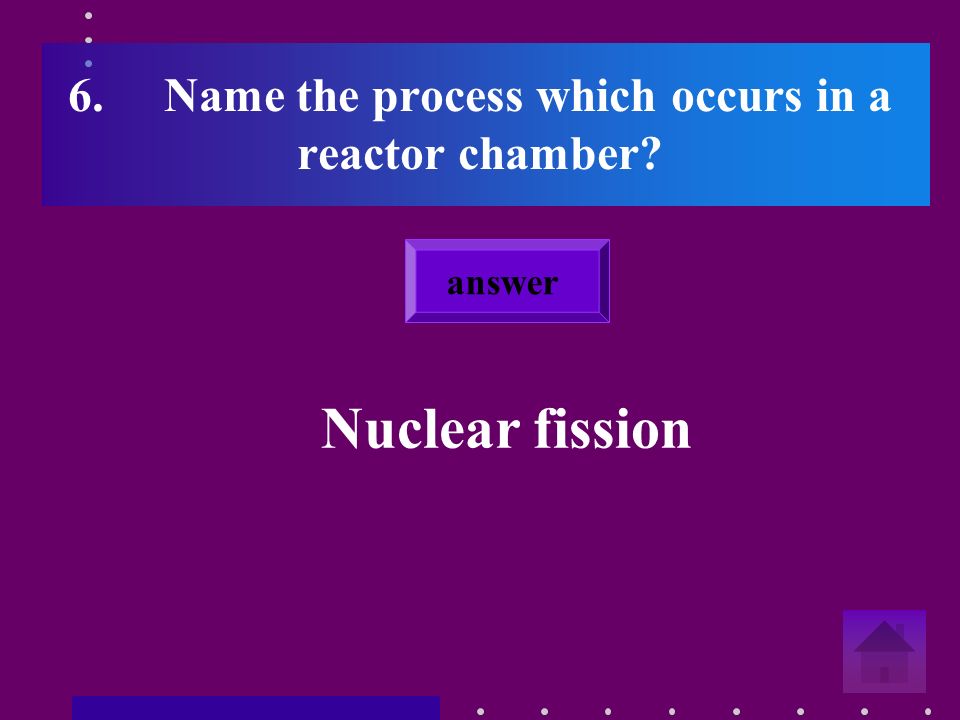 5.Which element is used as a fuel in a nuclear power station Uranium answer