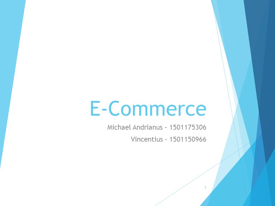 E-Commerce Michael Andrianus – Vincentius