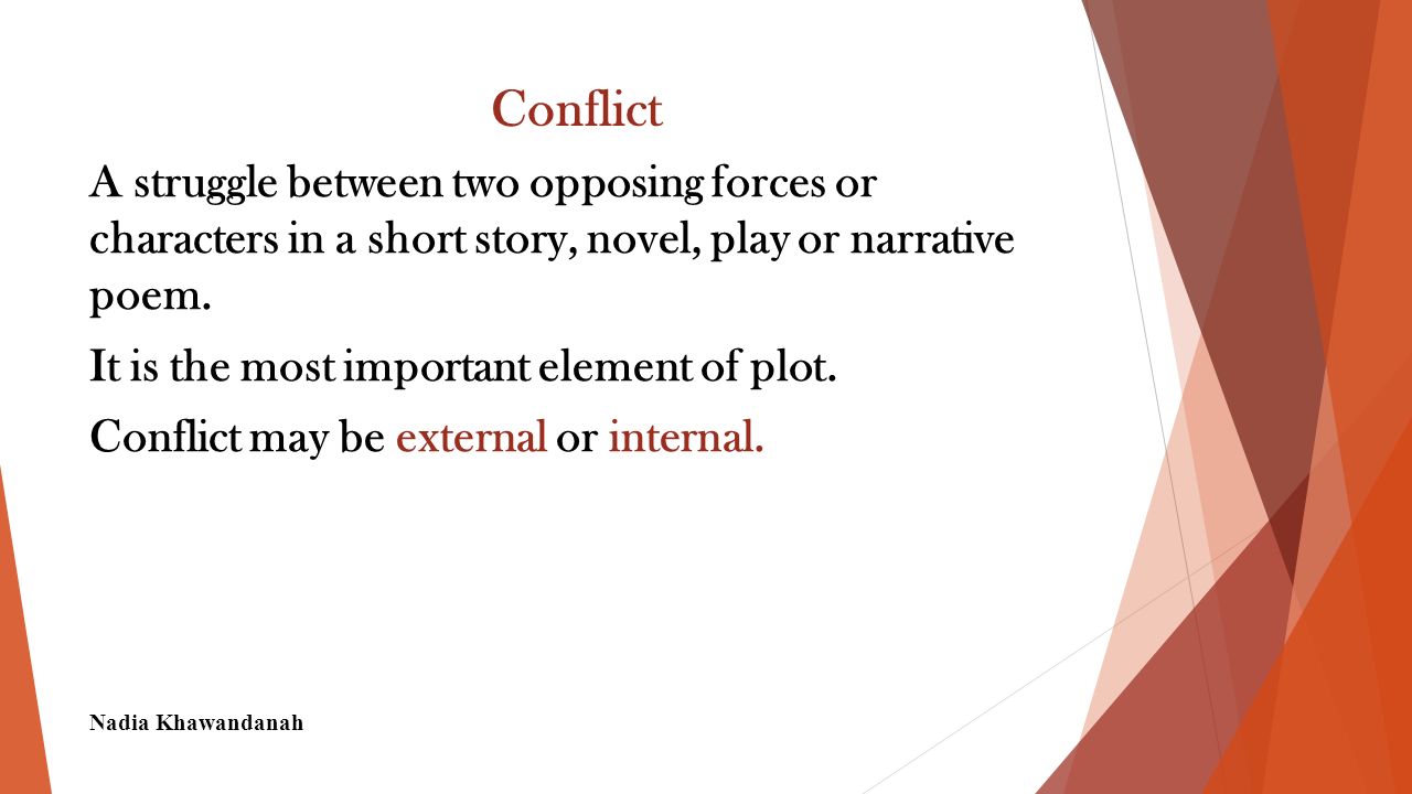 Plot The sequence of event or actions in a short story, novel, play, or narrative poem.