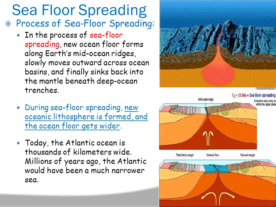 sea floor spreading sea floor spreading