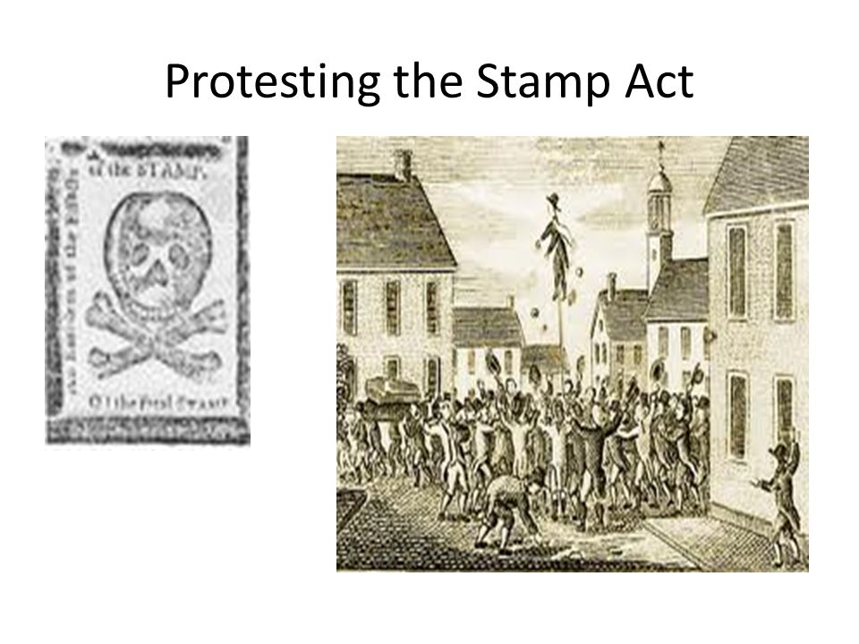 Protesting the Stamp Act