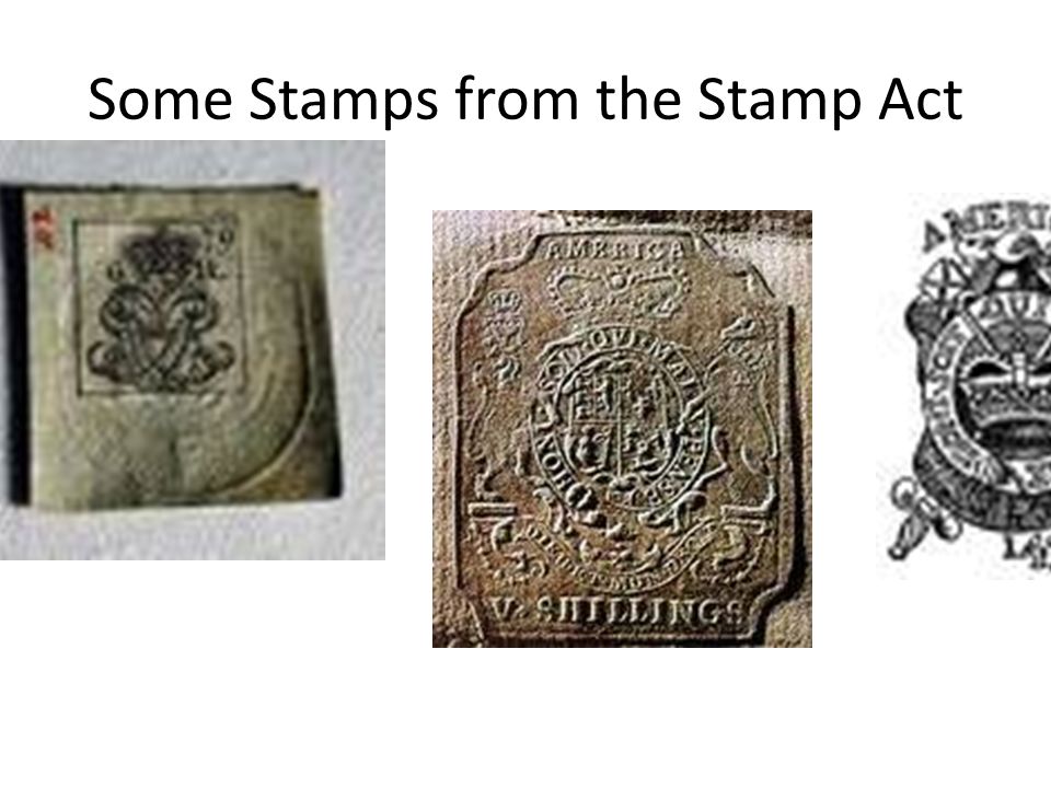 Some Stamps from the Stamp Act