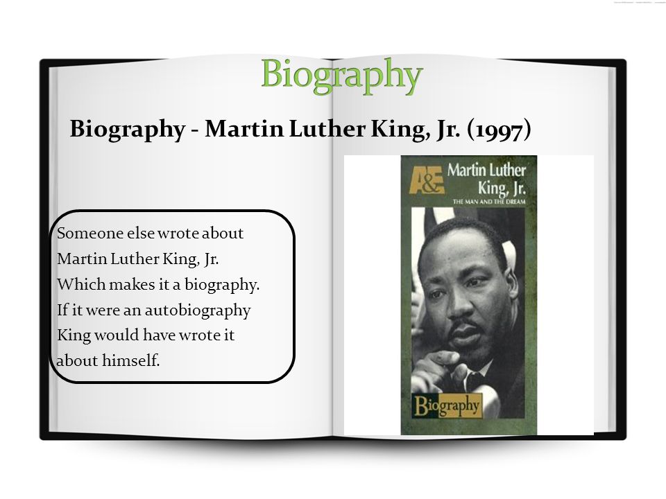 Biography - Martin Luther King, Jr. (1997) Someone else wrote about Martin Luther King, Jr.