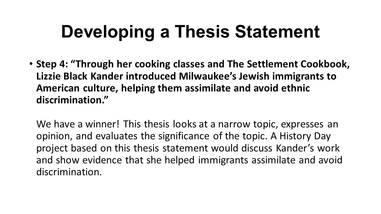 developing a good thesis developing a good thesis