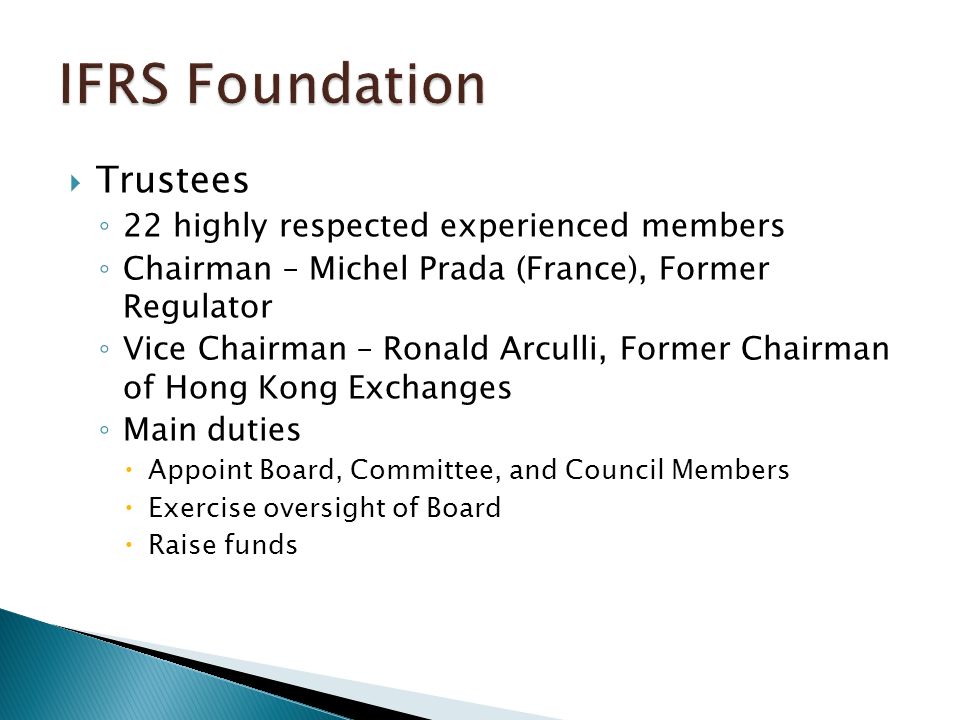 international accounting standards board