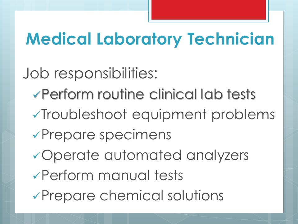 laboratory assistant job description