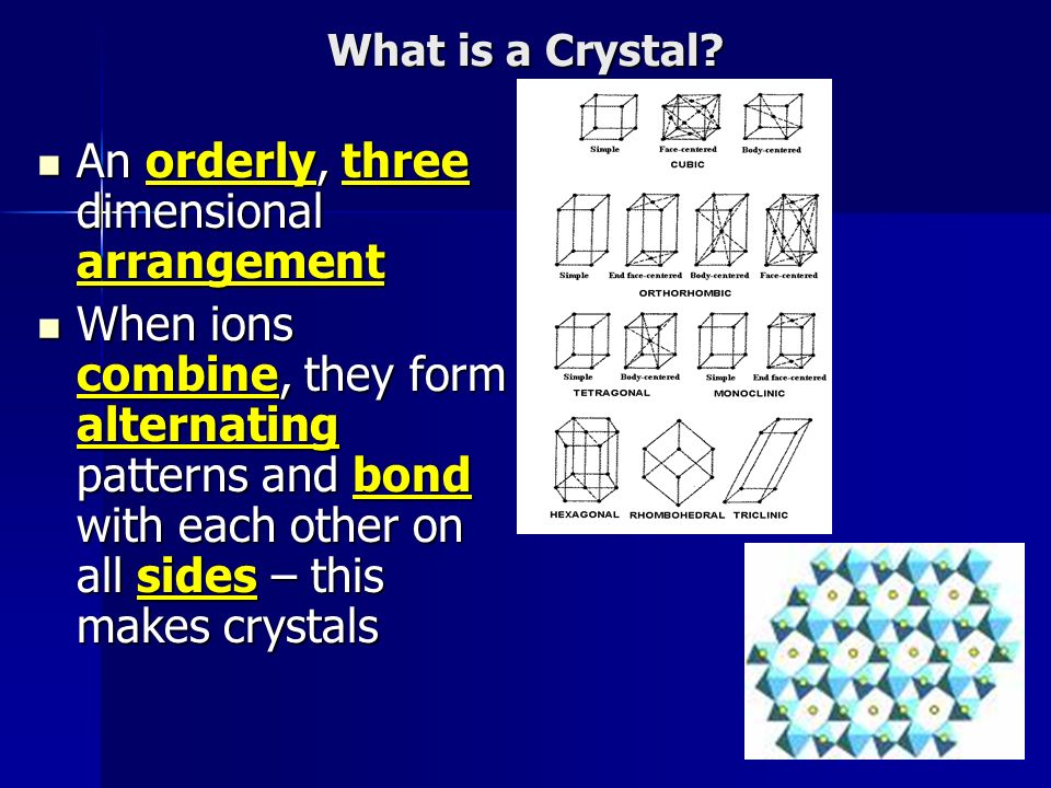 What is a Crystal.