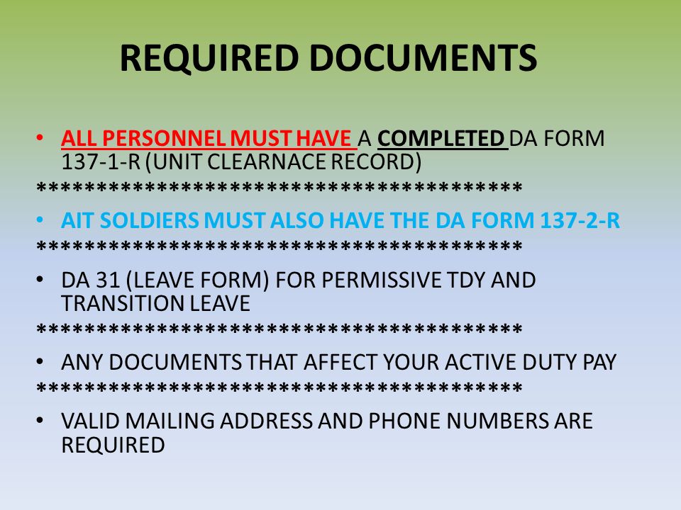 defense military pay office defense military pay office hours of da form 137 1