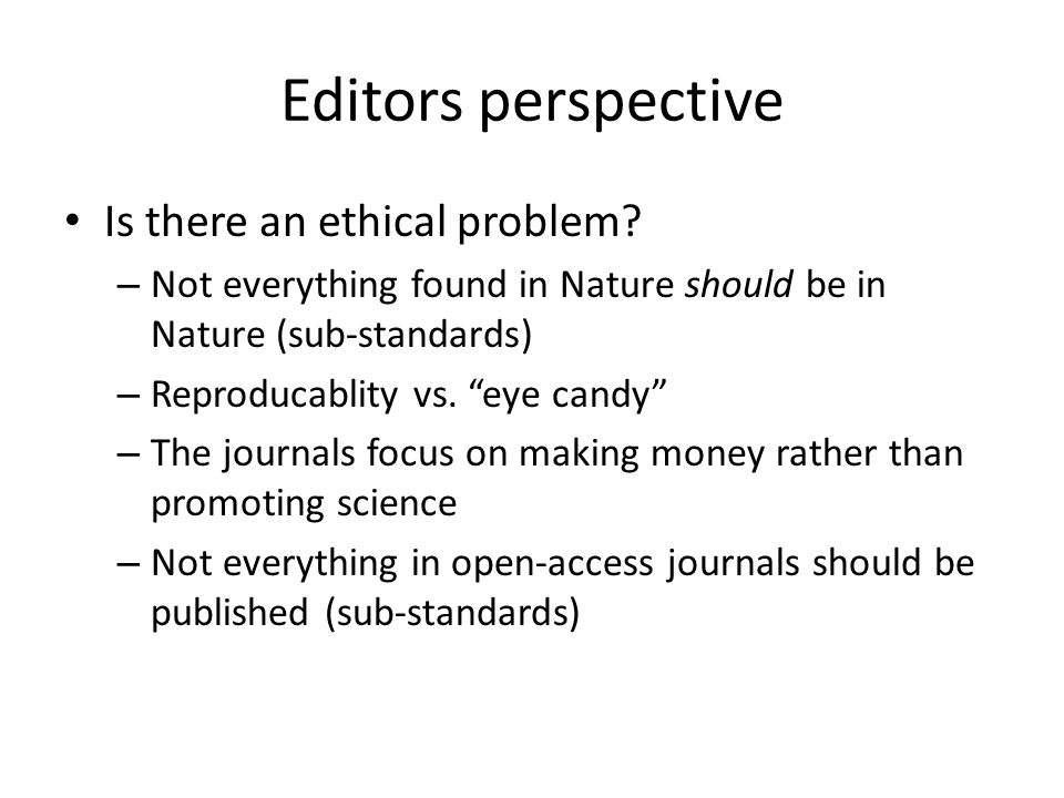 Problems with publishing Several texts in the literature list is connected to publishing – Shekman: “luxury journals” – Nosek, and Motyl: “scientific. - ppt download