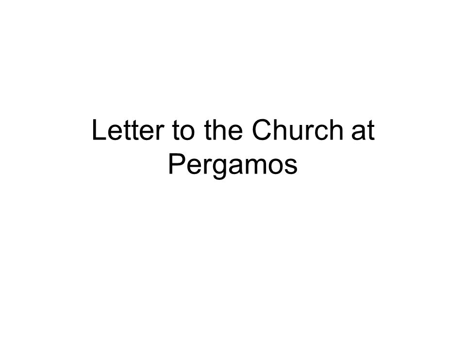 church letters