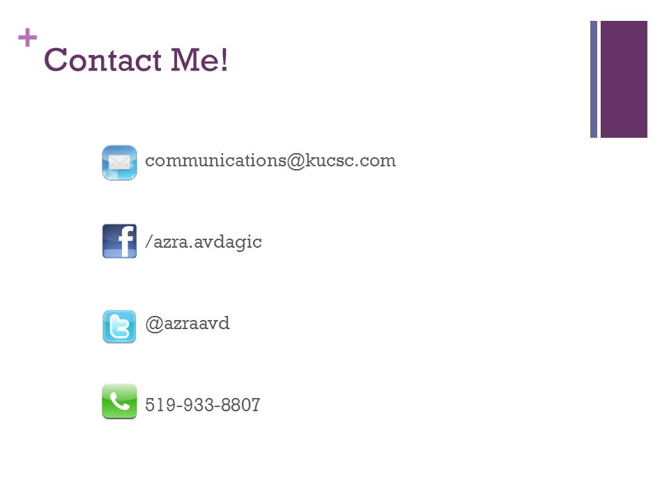 + Contact Me!