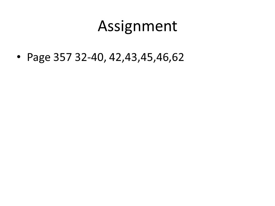 Assignment Page , 42,43,45,46,62