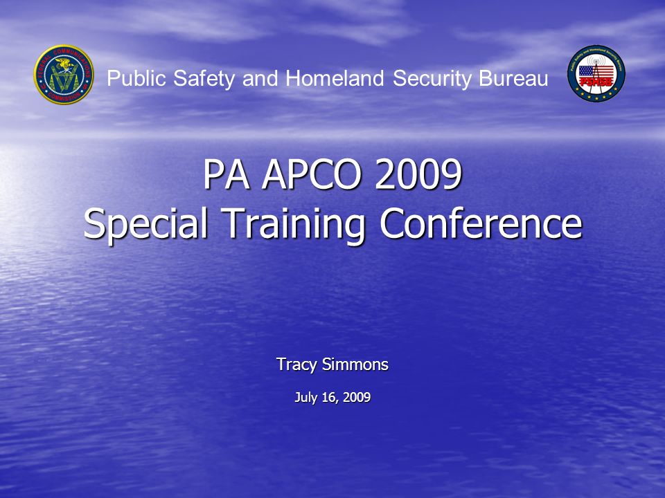 pa apco 2009 special training conference tracy simmons july 16 2009 fcc form 601