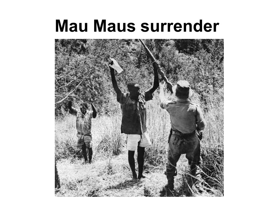 Mau Maus surrender