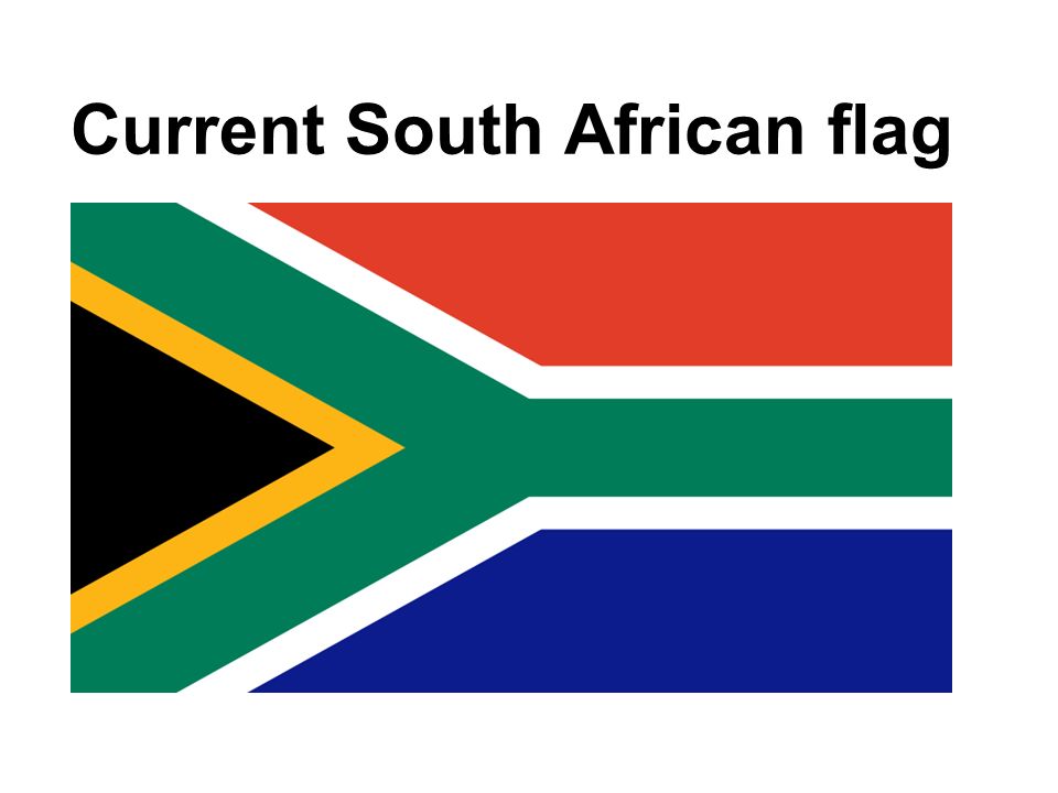 Current South African flag