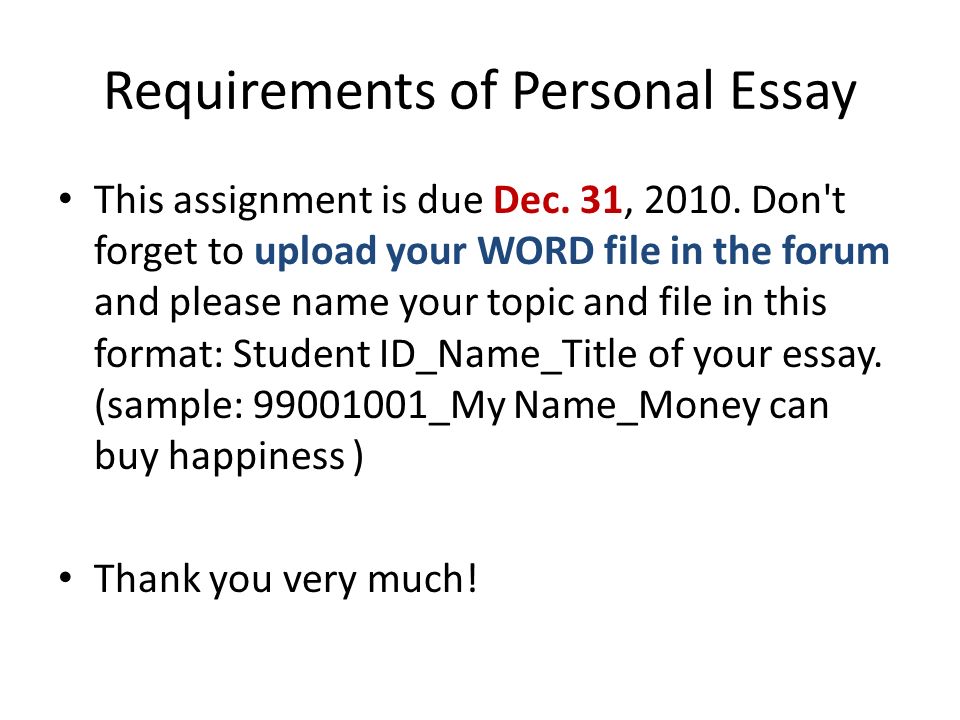 examples of personal essays Unlike most editing & proofreading services, we edit for everything: grammar, spelling, punctuation, idea flow, sentence structure, & more get started now. examples of personal essays Unlike most editing & proofreading services, we edit for everything: grammar, spelling, punctuation, idea flow, sentence structure, & more get started now.