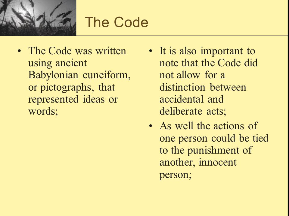 trace the development of law from the babylonian code of hammurabi to the romans Quick answer some of the major contributions of the babylonian empire to civilization include building the hanging gardens of babylon, considered as one of the ancient seven world wonders fashioning jewelry using contracts for commercial transactions developing two significant literary pieces and establishing the code of hammurabi. trace the development of law from the babylonian code of hammurabi to the romans Quick answer some of the major contributions of the babylonian empire to civilization include building the hanging gardens of babylon, considered as one of the ancient seven world wonders fashioning jewelry using contracts for commercial transactions developing two significant literary pieces and establishing the code of hammurabi.