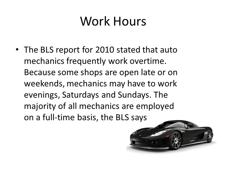 job description of auto mechanic