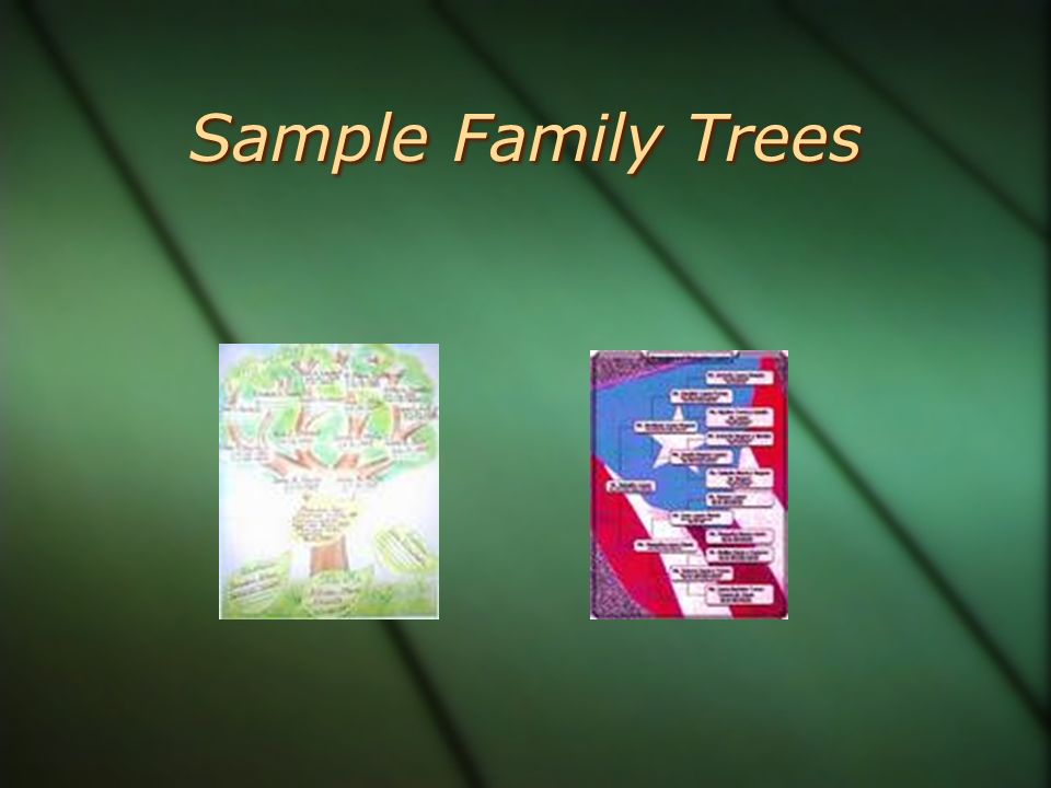 Sample Family Trees