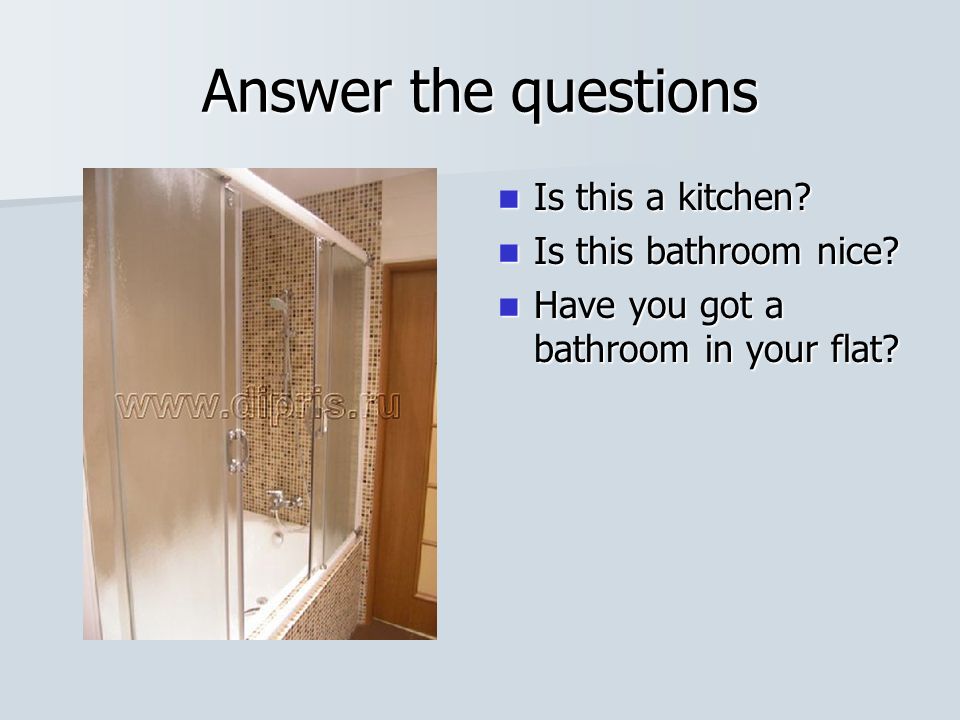 Answer the questions Is this a kitchen. Is this bathroom nice.