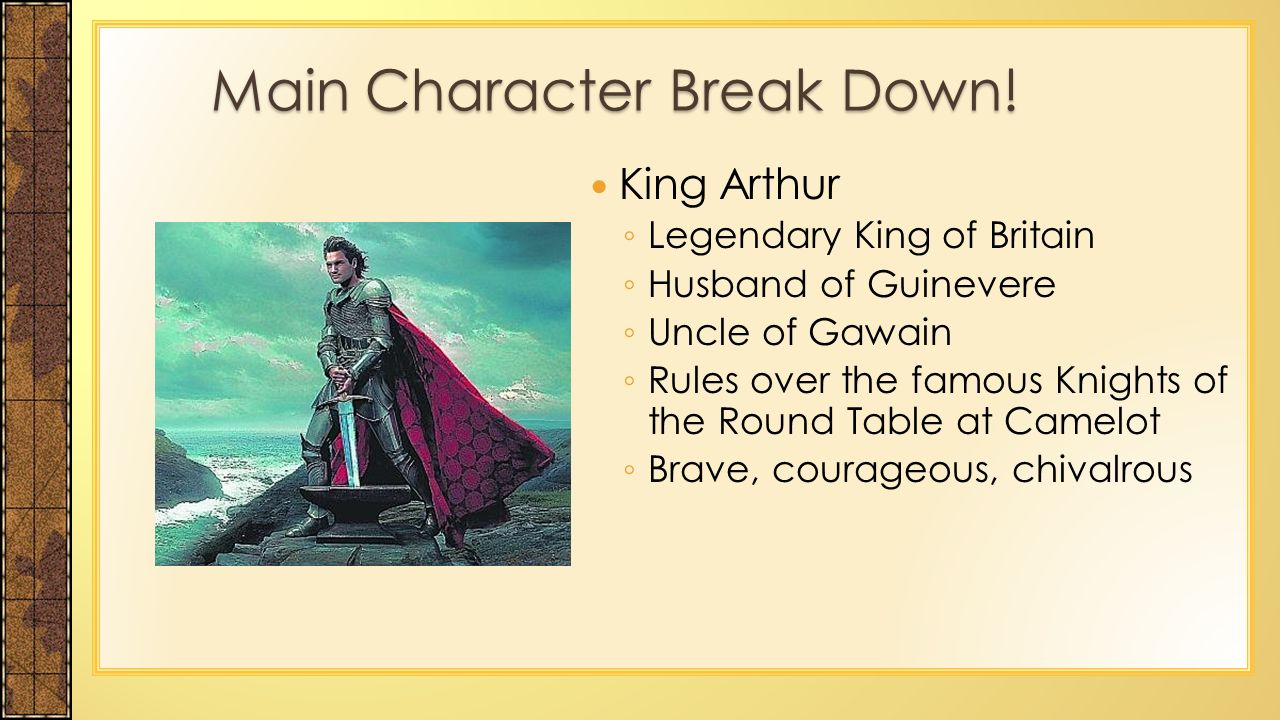 By Anonymous Or The Pearl Poet Sir Gawain Green Knight 10 King Arthur Legendary Of Britain Husband Guinevere Uncle Gawain Rules Over The Famous Knights Round Table At Camelot