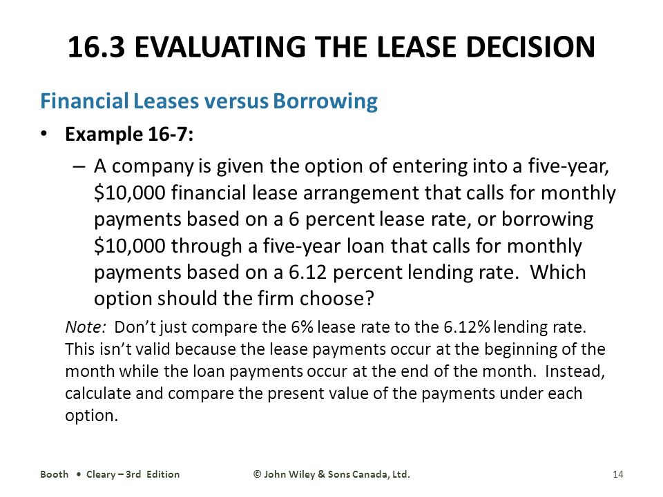 compare leases