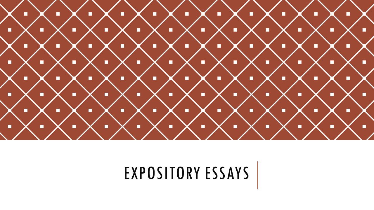 characteristics of an expository essay