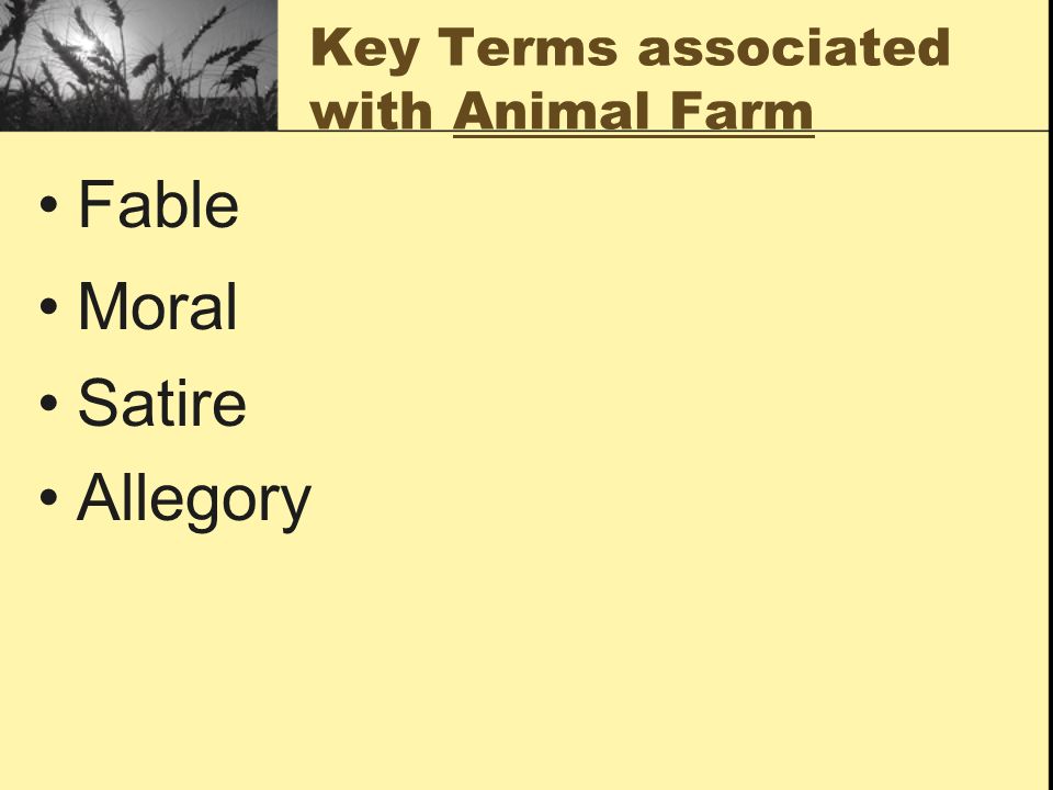 animal farm a fable about animal farm a fable about