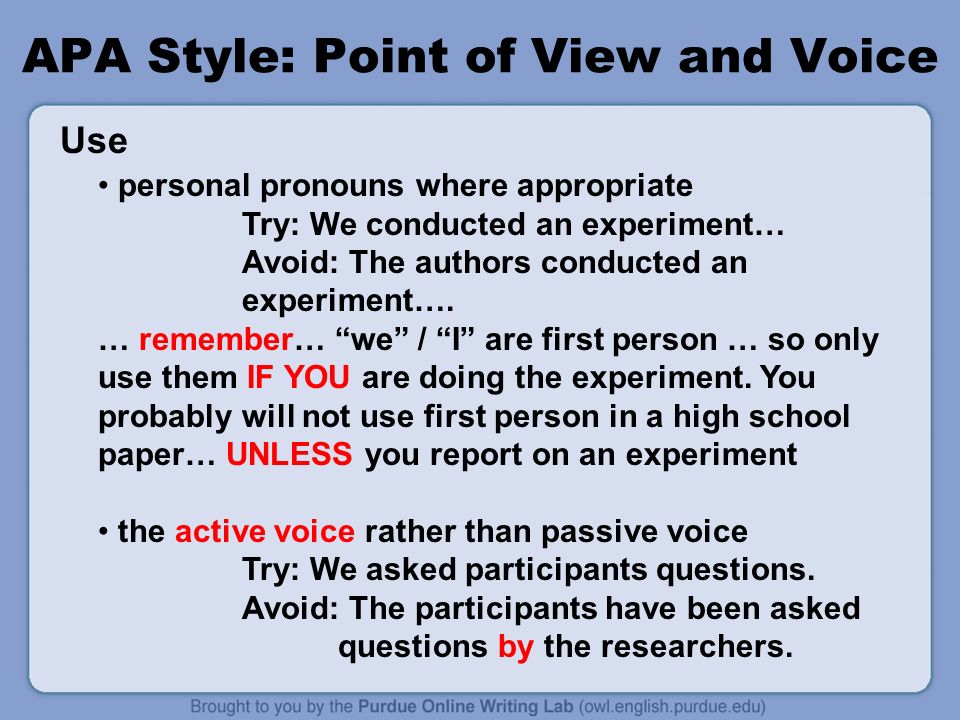 apa formatting and style guide what is apa the american is first person allowed in apa format