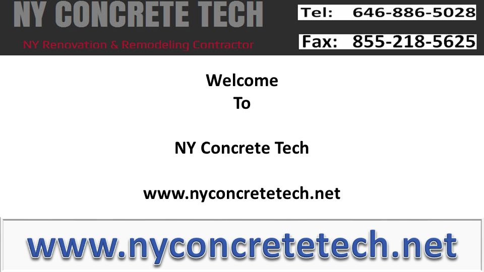 Welcome To NY Concrete Tech