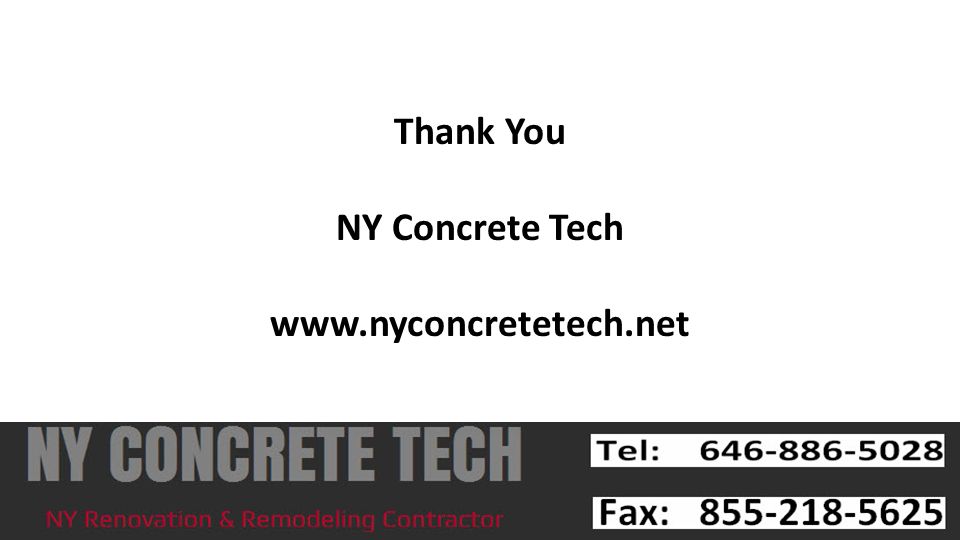 Thank You NY Concrete Tech