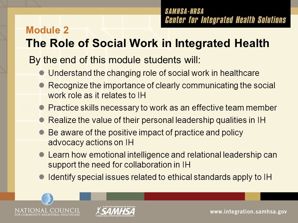 role of a social work