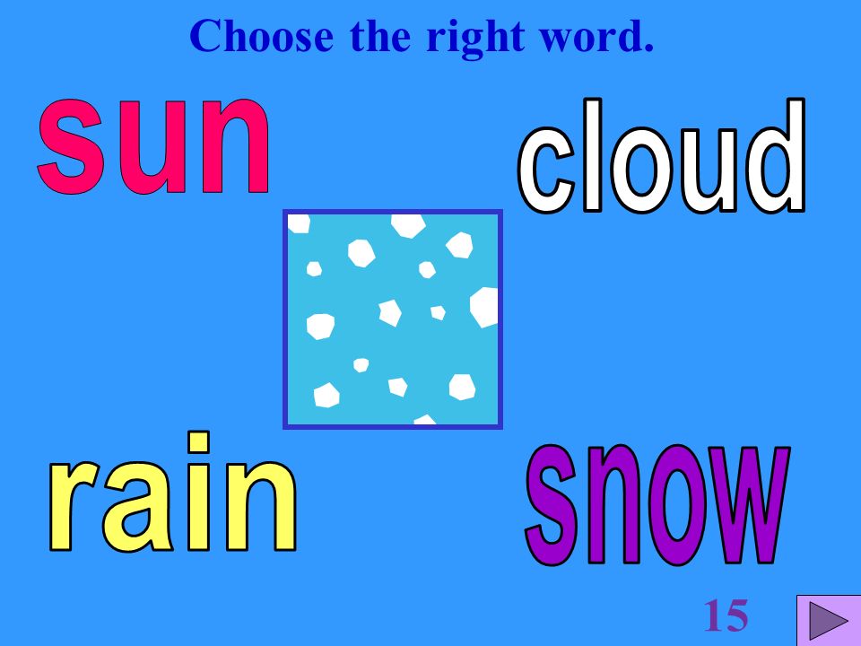 Choose the right word. 14