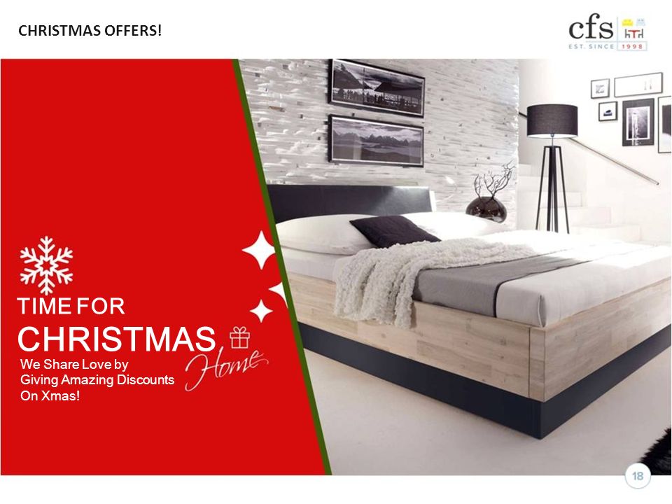 TIME FOR CHRISTMAS We Share Love by Giving Amazing Discounts On Xmas! CHRISTMAS OFFERS!