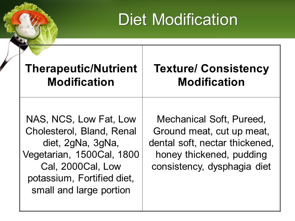 Dysphagia Mechanical Soft Diet Guidelines Ada