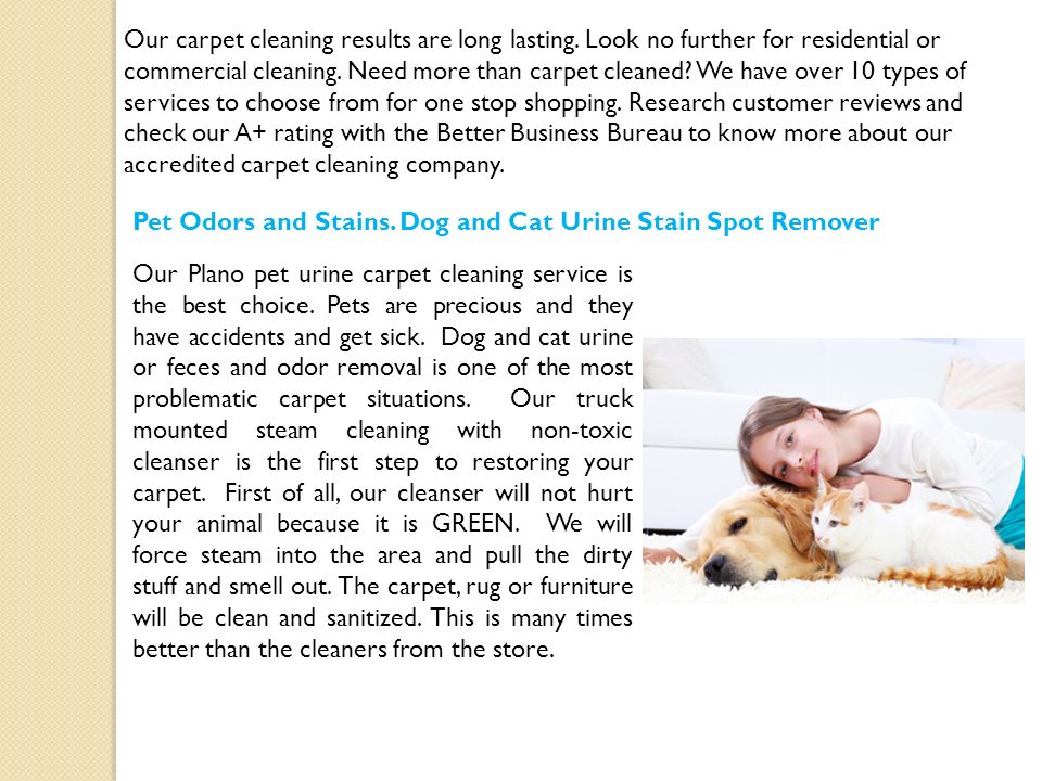Our carpet cleaning results are long lasting.