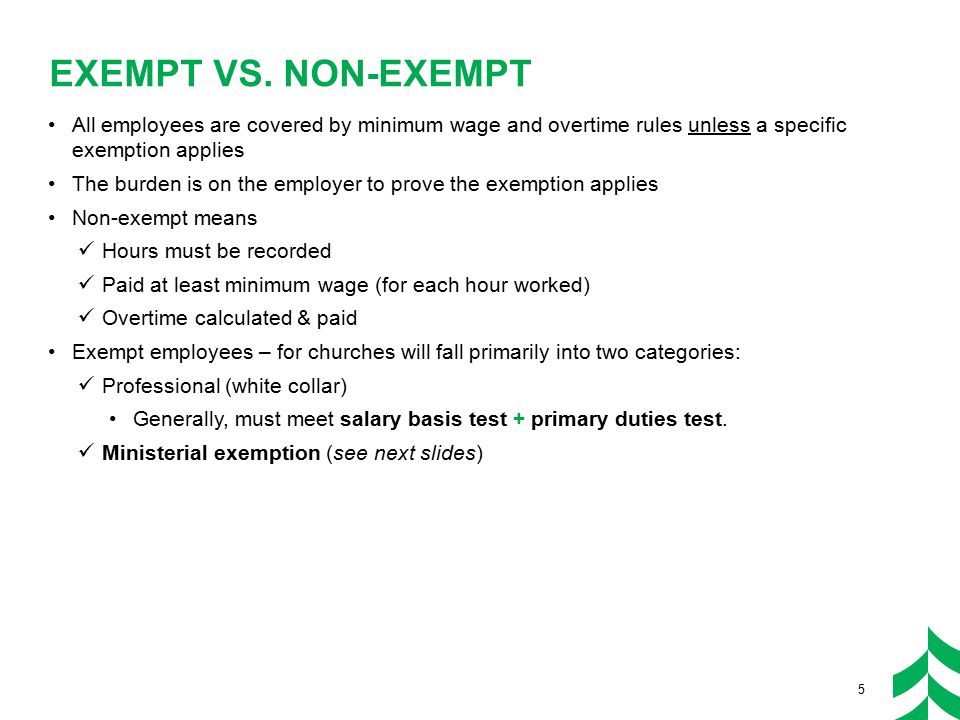 exempt employee means