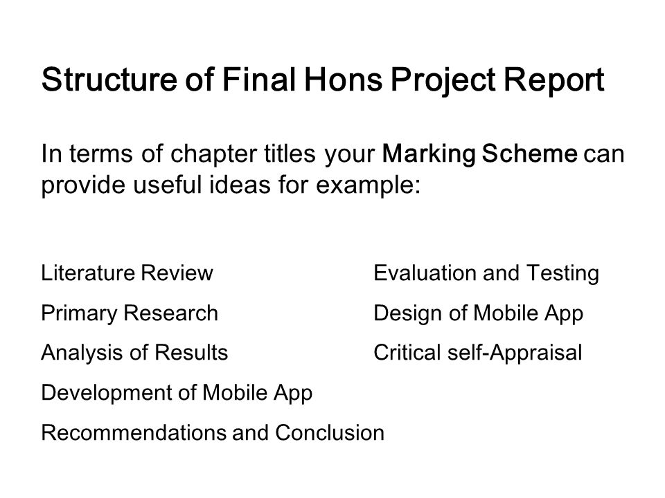 design project report example