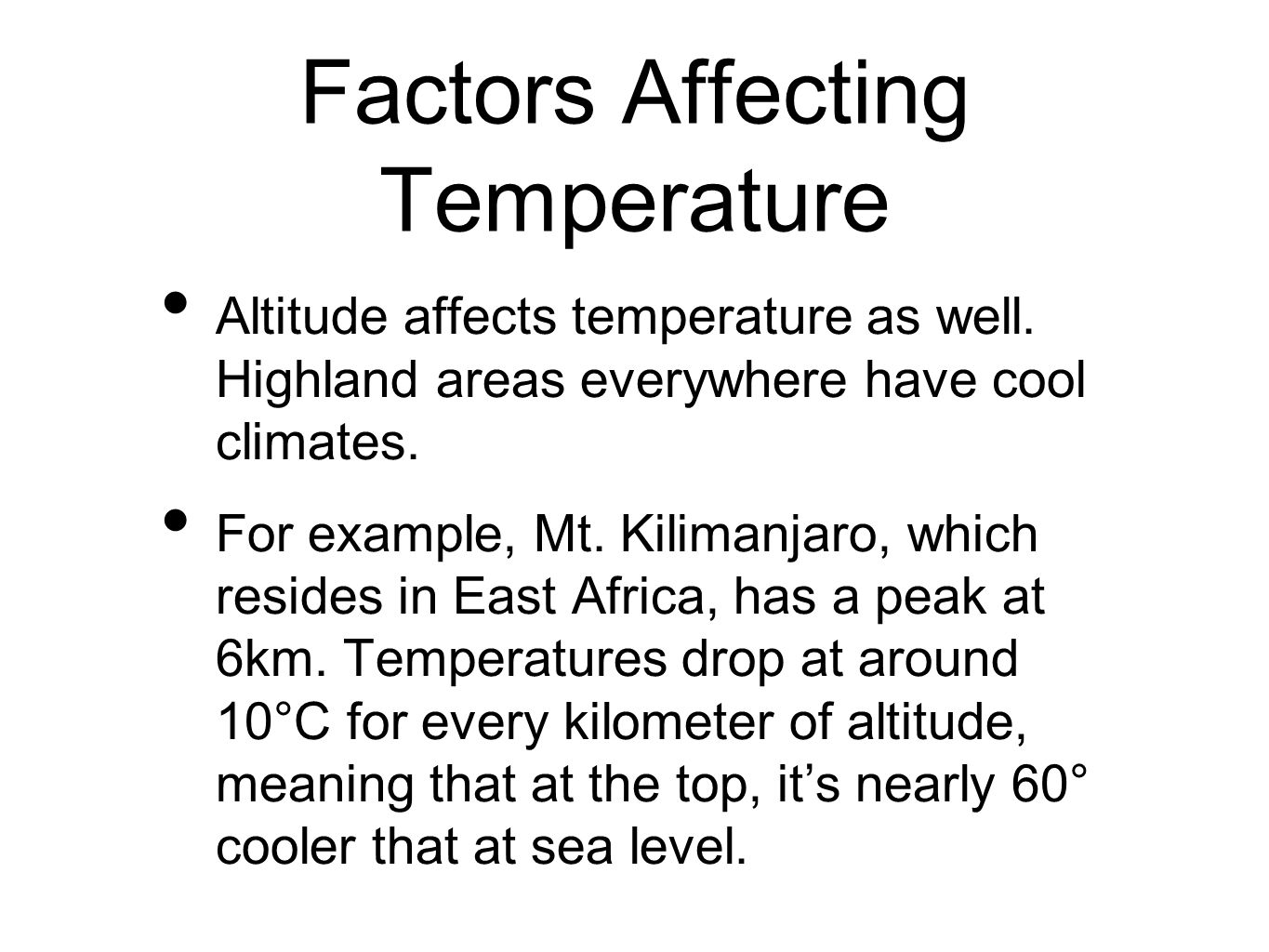 factors affecting habitat factors affecting habitat