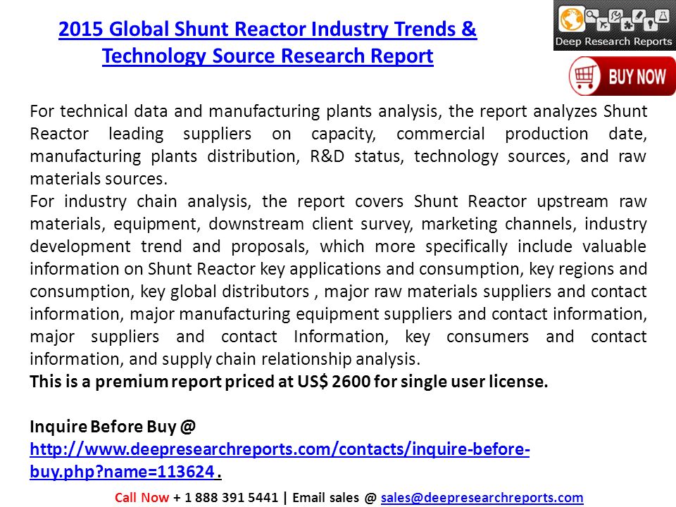 For technical data and manufacturing plants analysis, the report analyzes Shunt Reactor leading suppliers on capacity, commercial production date, manufacturing plants distribution, R&D status, technology sources, and raw materials sources.
