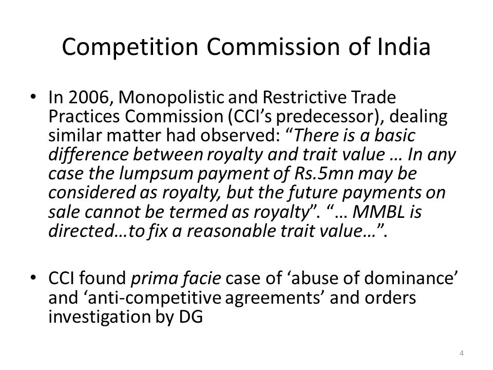 competition commission of india competition commission of india