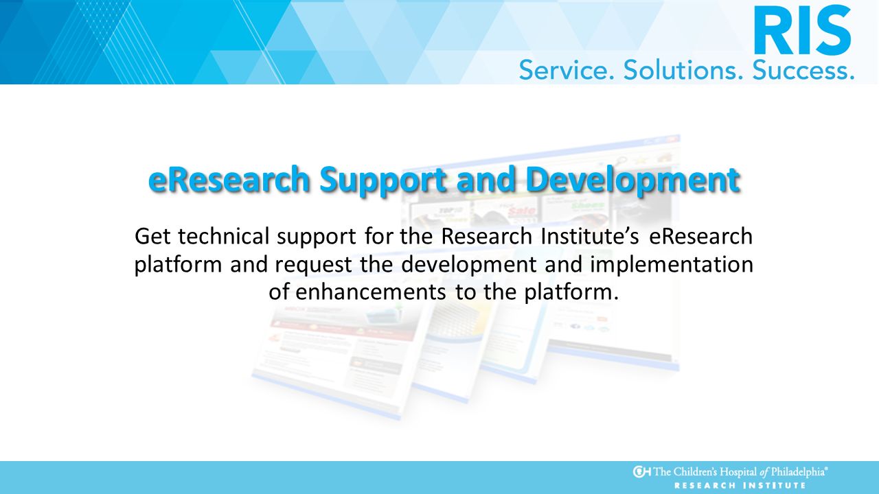 eResearch Support and Development