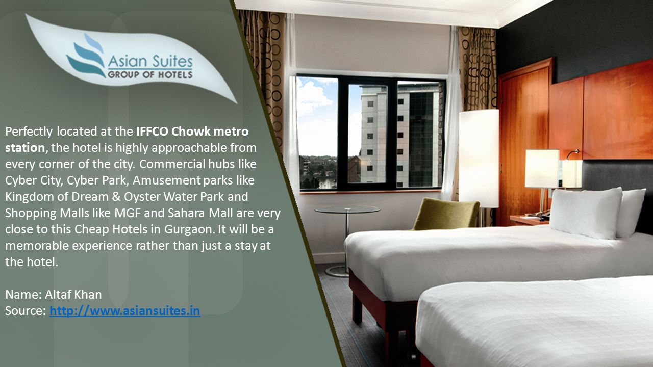 Perfectly located at the IFFCO Chowk metro station, the hotel is highly approachable from every corner of the city.